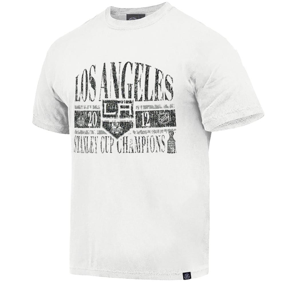 NHL Branded T-Shirts Los Angeles Kings NHL Team Arch Vintage T-Shirt - White