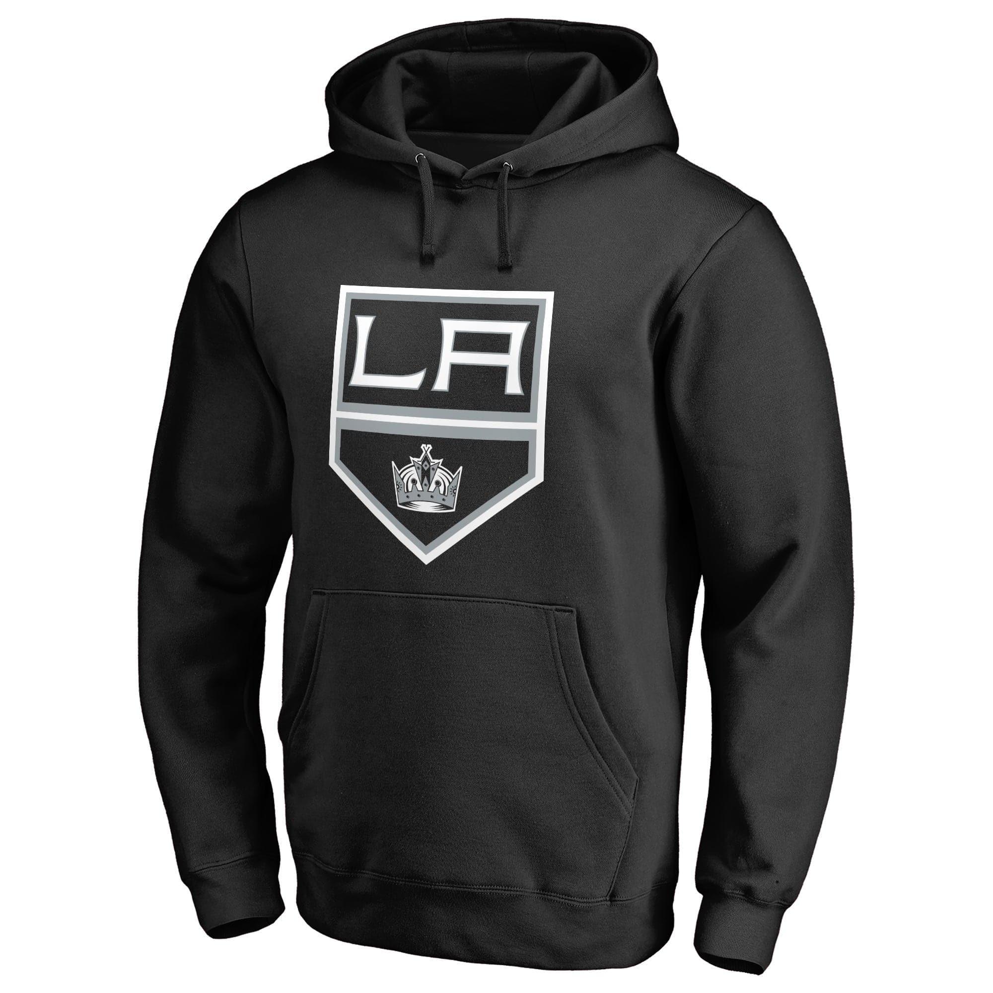 NHL Branded Jumpers Los Angeles Kings NHL Team Logo Hoodie Jumper - Black