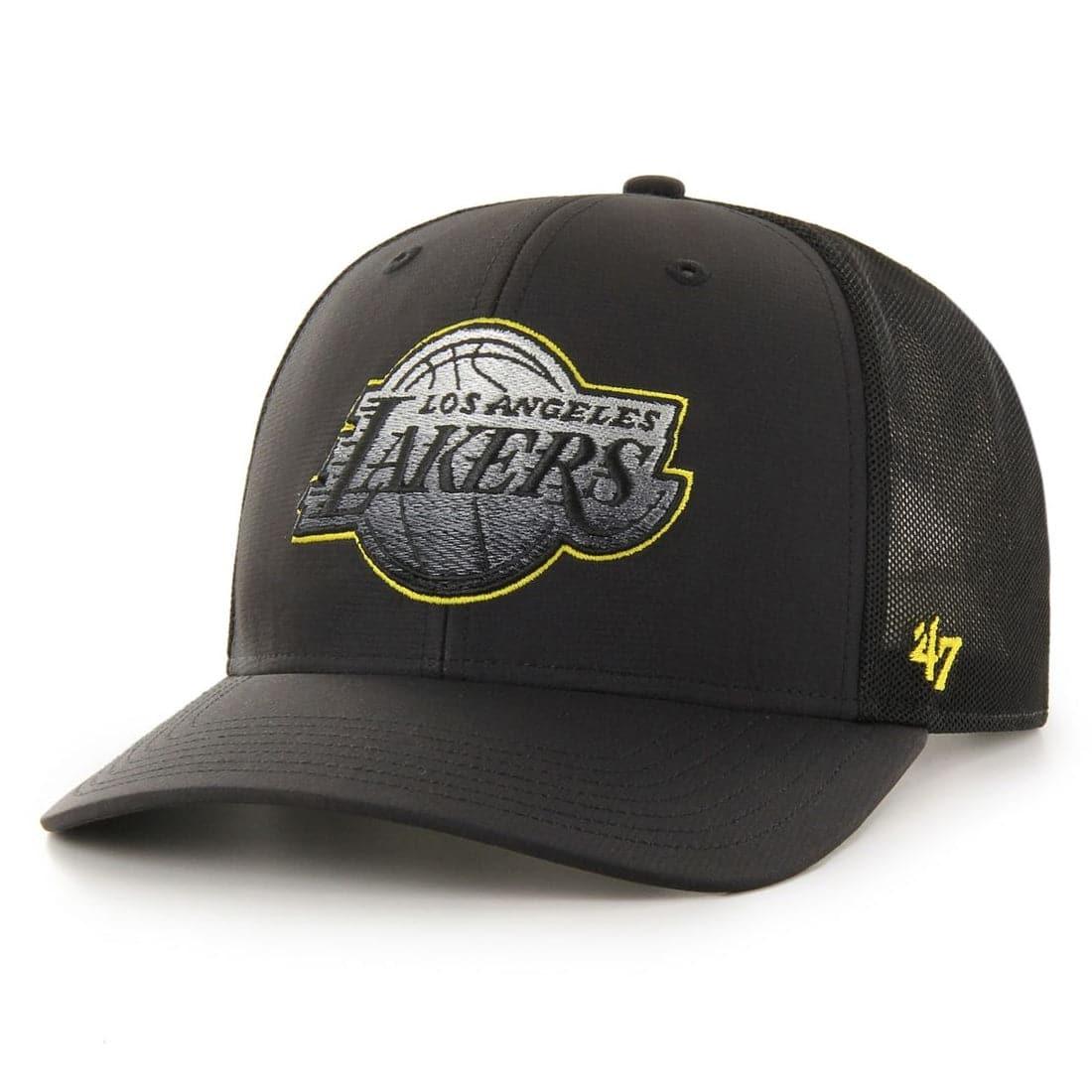 47 Brand Caps Los Angeles Lakers '47 NBA Volcanic Audible DP Pre-Curved Snapback Hat - Black