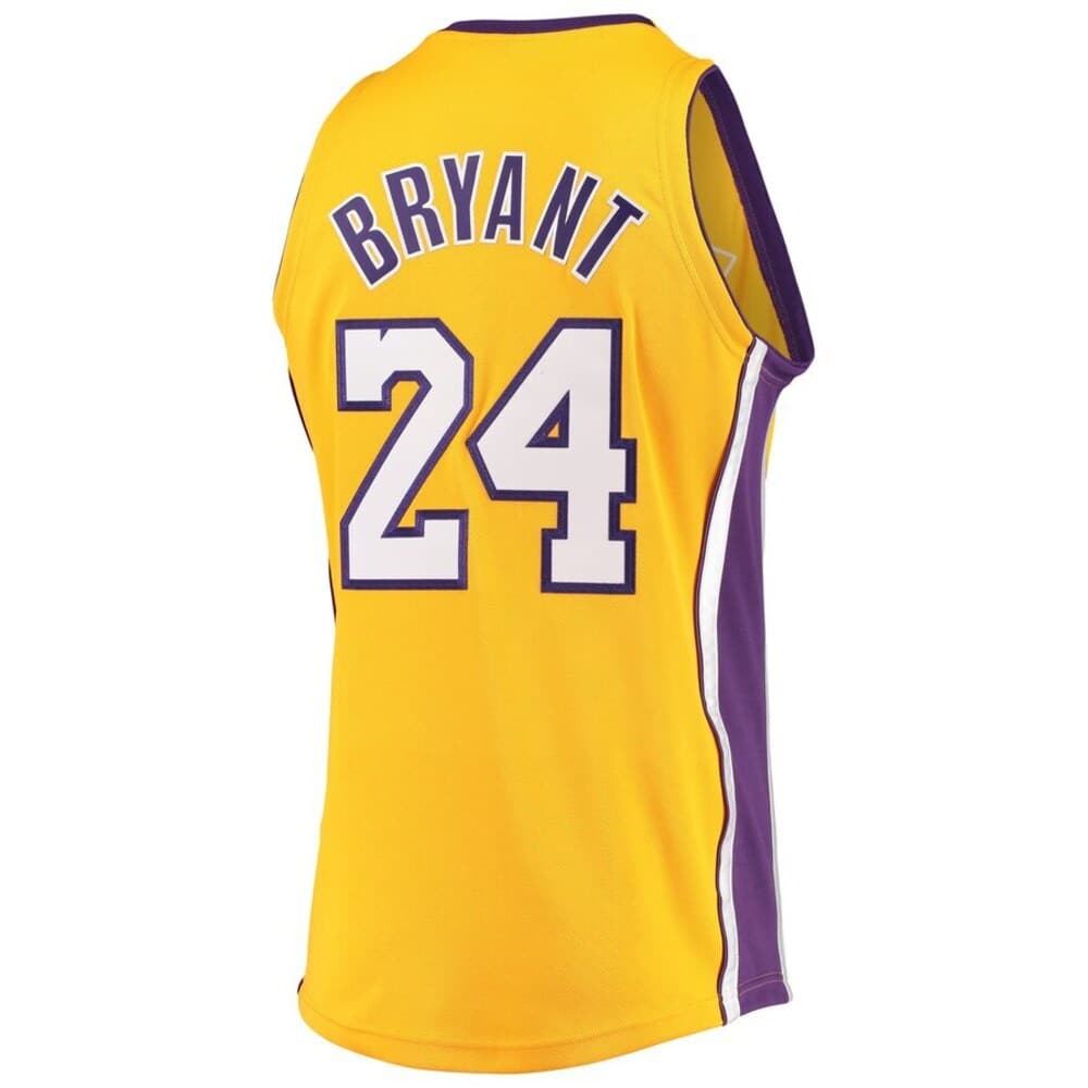 Kobe Bryant Los Angeles Lakers Mitchell & Ness NBA 08-09 Home Authentic Jersey - Yellow