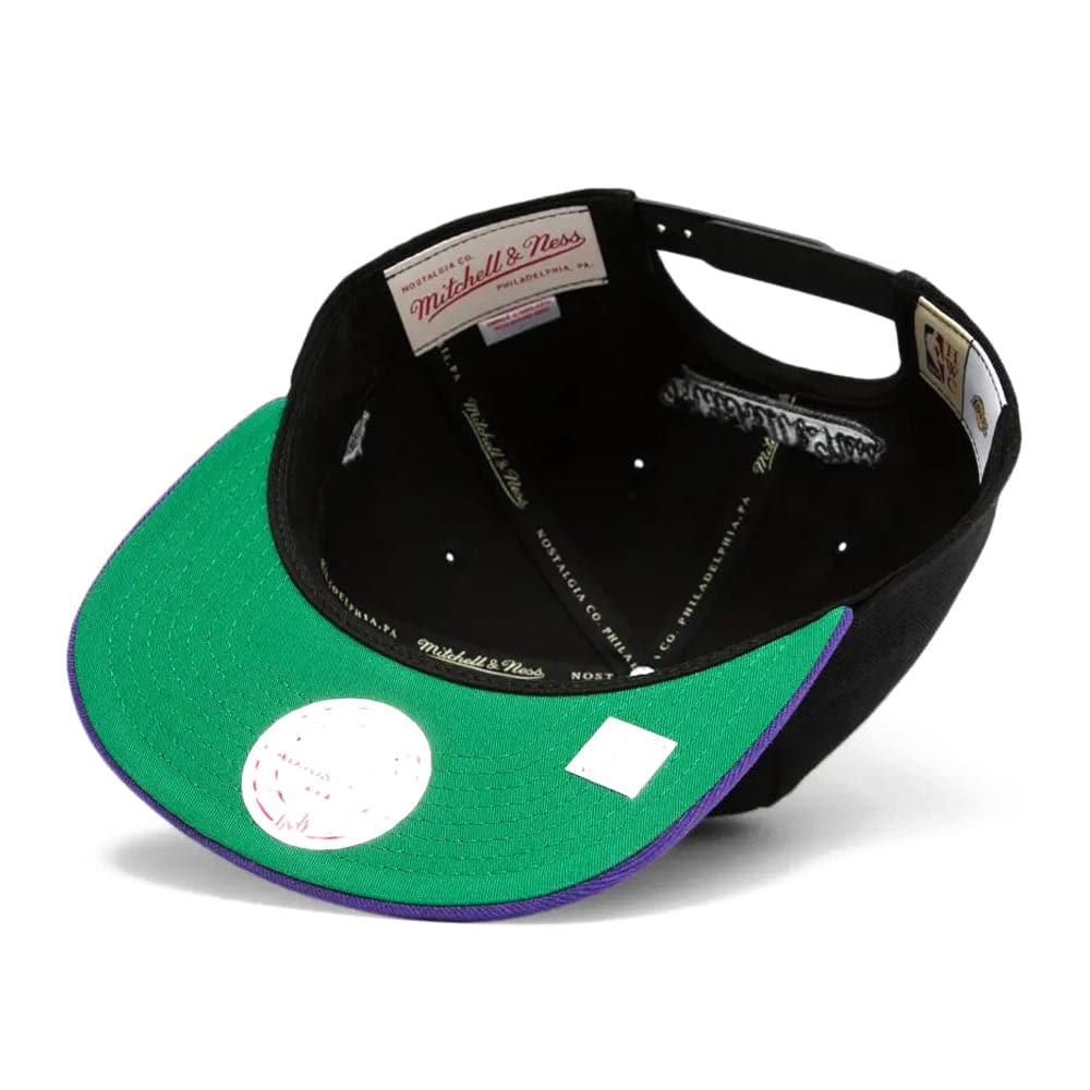 Mitchell And Ness Caps Los Angeles Lakers Mitchell & Ness NBA 2T Vintage Arch Deadstock Snapback Hat - Black