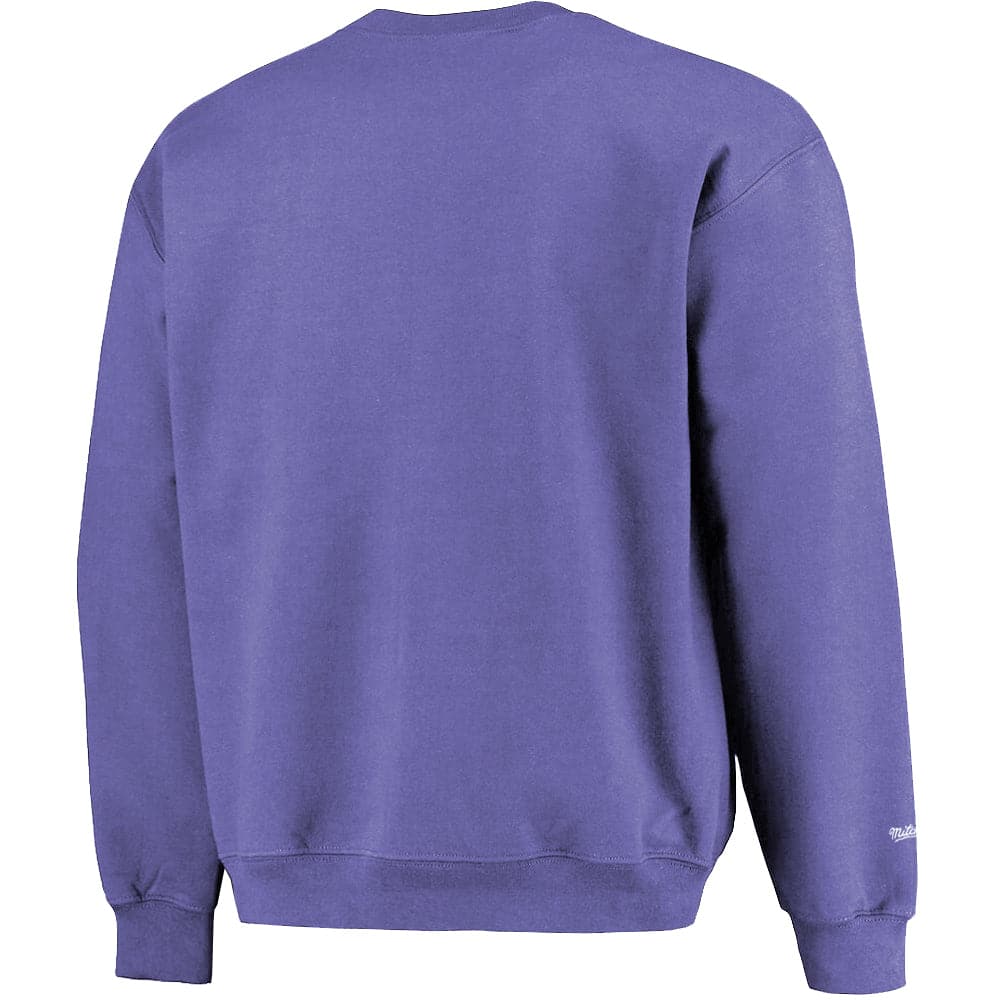 Mitchell And Ness Jumpers Los Angeles Lakers Mitchell & Ness NBA Champs History Vintage Crew Jumper - Faded Purple