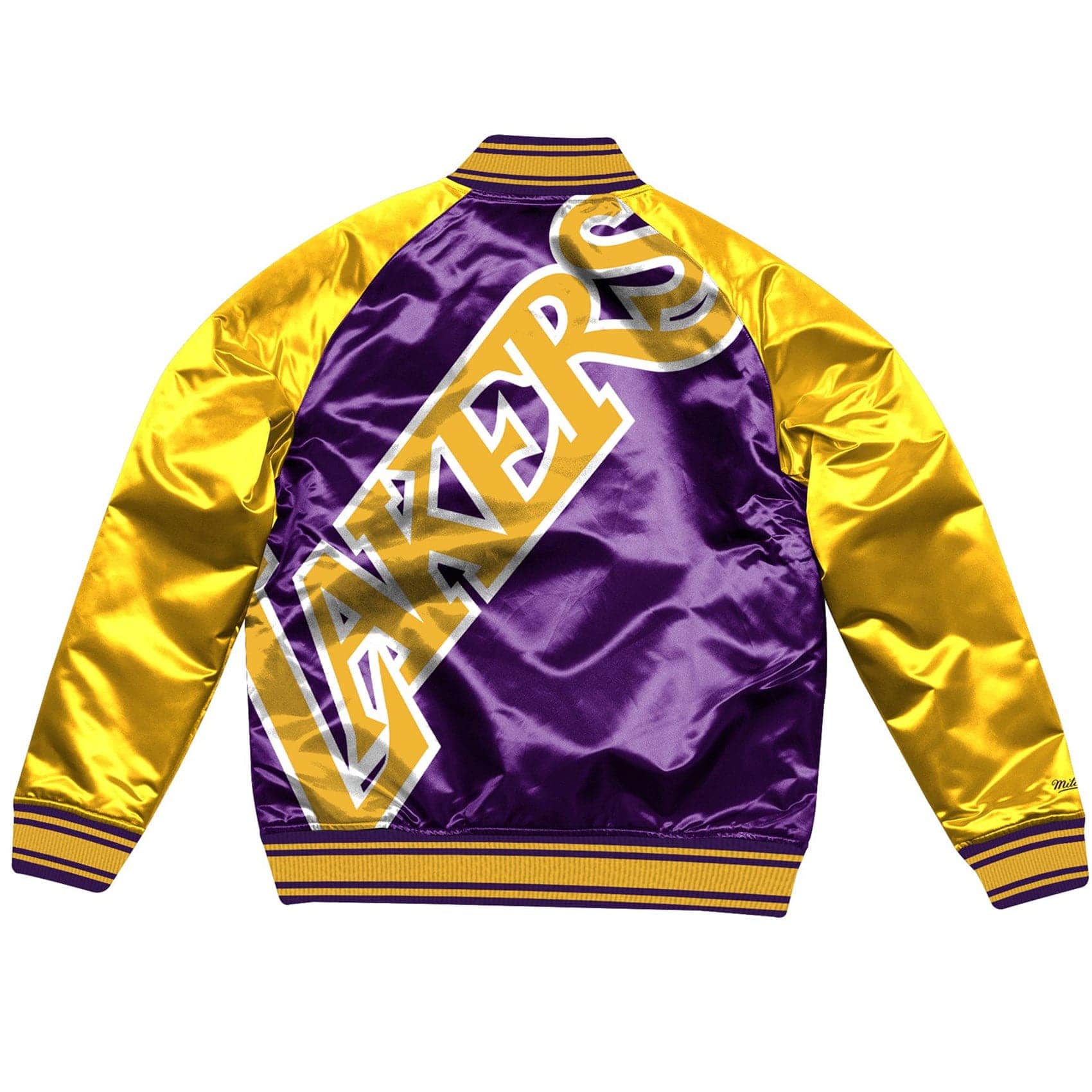 Mitchell And Ness Jackets Los Angeles Lakers Mitchell & Ness NBA Colossal Premium HWC Jacket - Purple