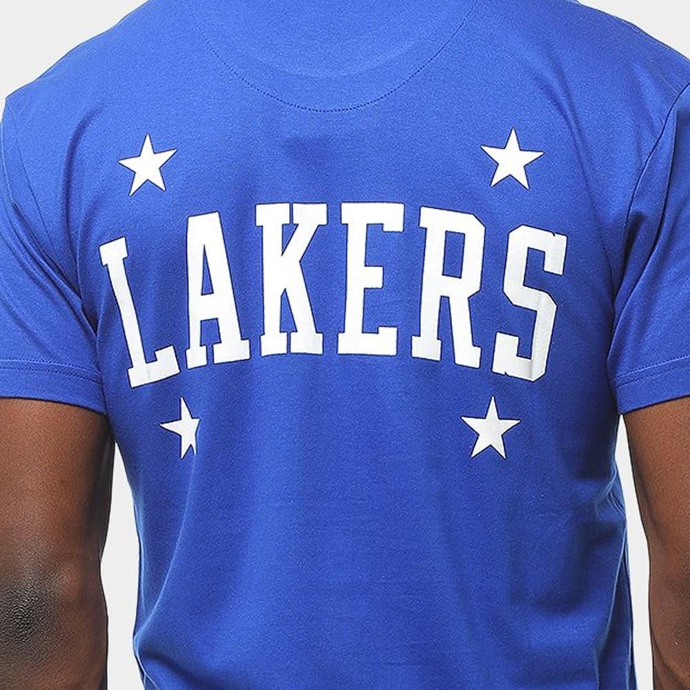 Mitchell And Ness T-Shirts Los Angeles Lakers Mitchell & Ness NBA Colour Pop T-Shirt - Blue