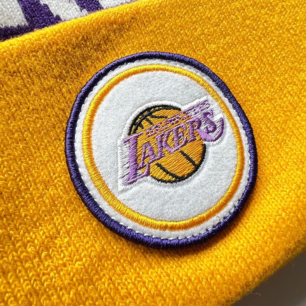Mitchell And Ness Beanies Los Angeles Lakers Mitchell & Ness NBA HWC Colour Knit Beanie - Purple