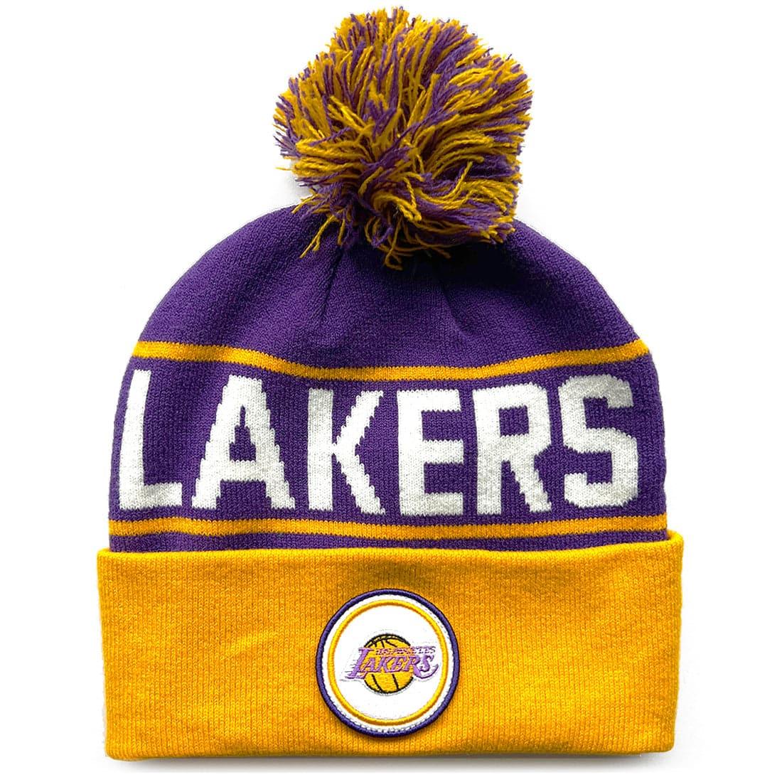 Mitchell And Ness Beanies Los Angeles Lakers Mitchell & Ness NBA HWC Colour Knit Beanie - Purple
