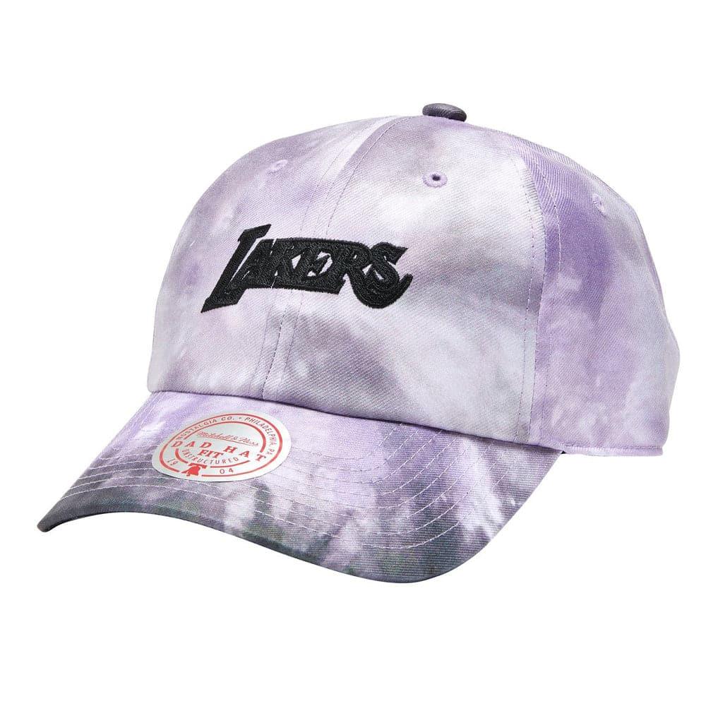 Mitchell And Ness Caps Los Angeles Lakers Mitchell & Ness NBA HWC Cool Head Strapback Curve Hat - Purple