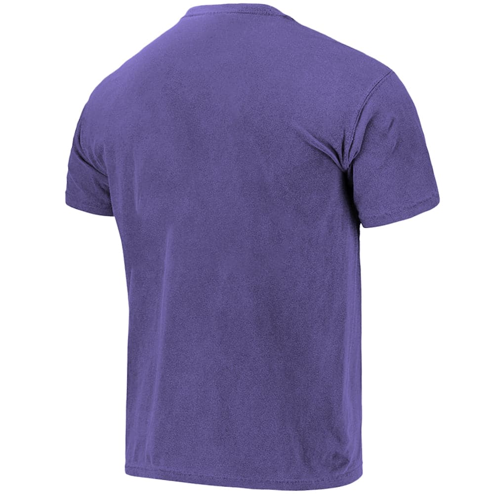 Mitchell And Ness T-Shirts Los Angeles Lakers Mitchell & Ness NBA HWC Keyline Vintage T-Shirt - Faded Purple