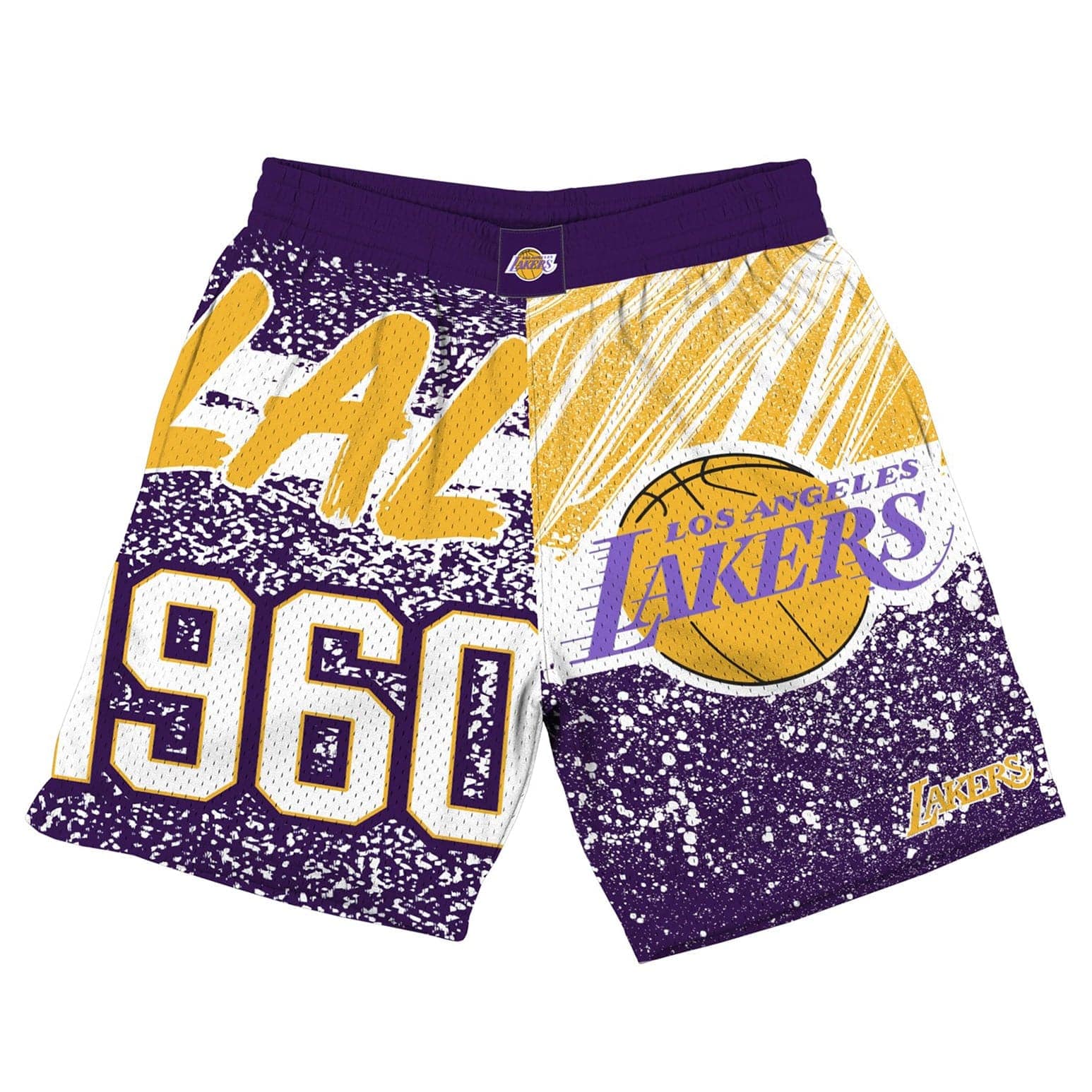 Mitchell And Ness Shorts Los Angeles Lakers Mitchell & Ness NBA Jumbotron Subliminated Shorts