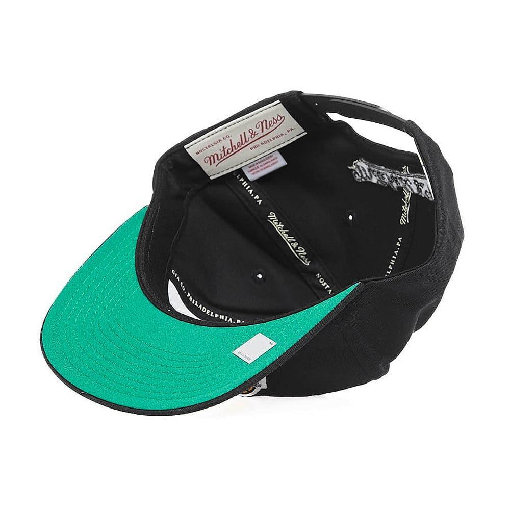 Mitchell And Ness Caps Los Angeles Lakers Mitchell & Ness NBA Logo Deadstock Snapback Hat - Black