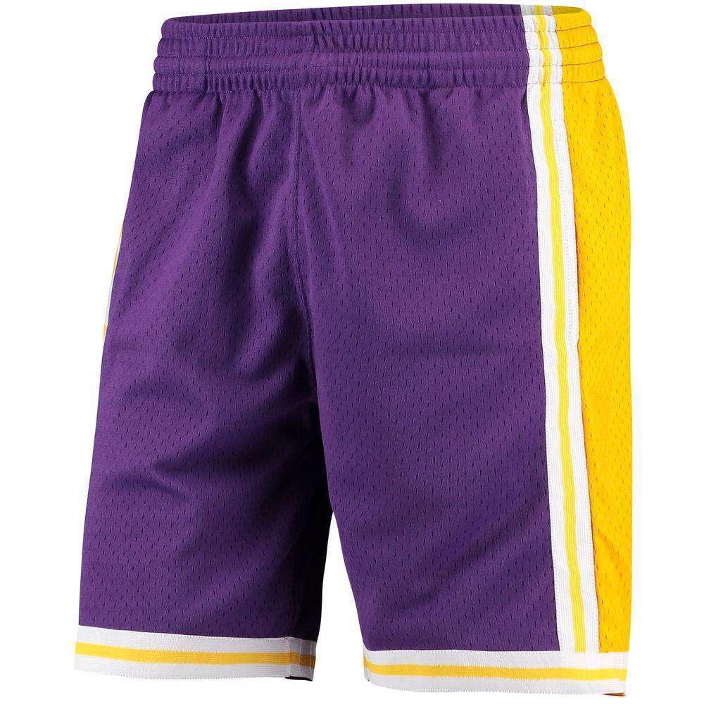 Mitchell And Ness Shorts Los Angeles Lakers Mitchell & Ness NBA Swingman Shorts - Purple
