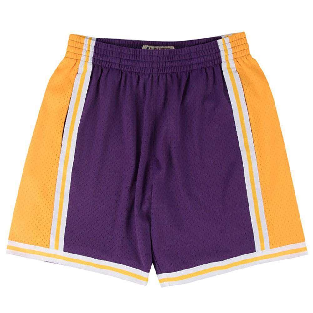 Mitchell And Ness Shorts Los Angeles Lakers Mitchell & Ness NBA Swingman Shorts - Purple