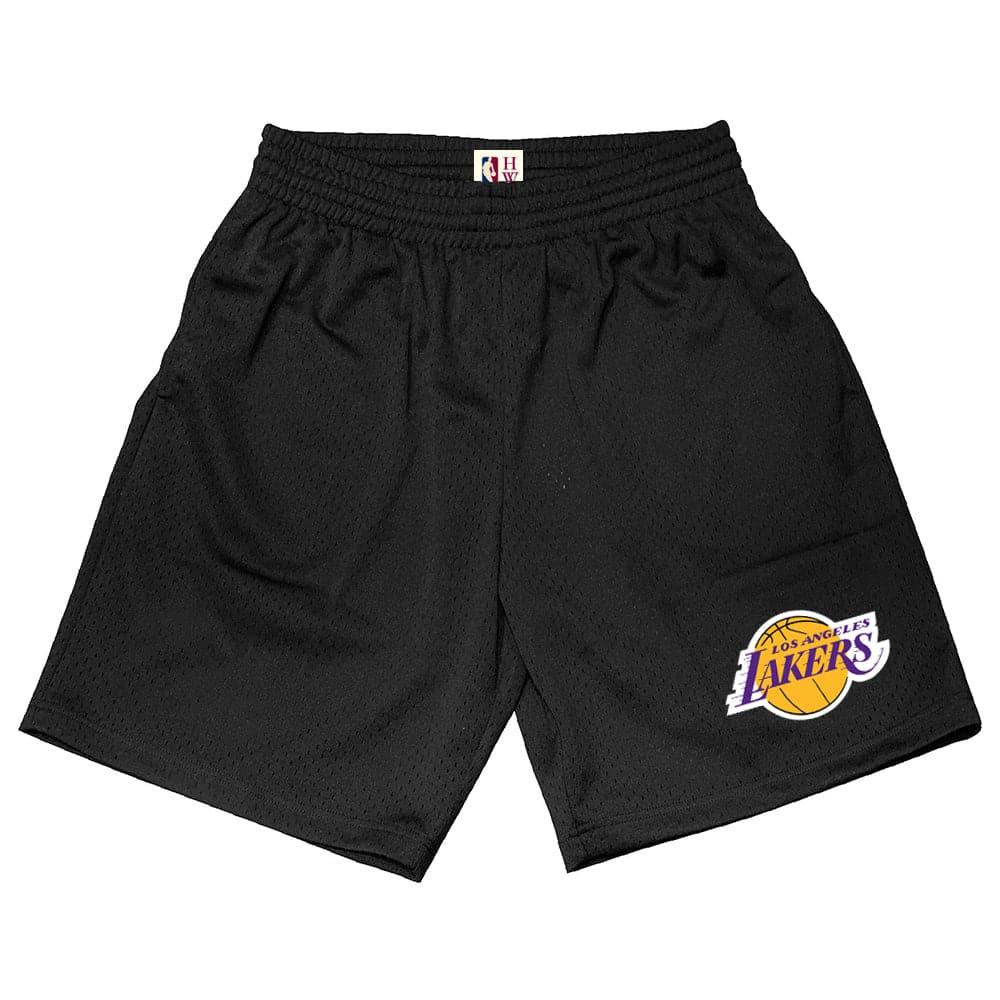 Mitchell And Ness Shorts Los Angeles Lakers Mitchell & Ness NBA Team Mesh Shorts - Black