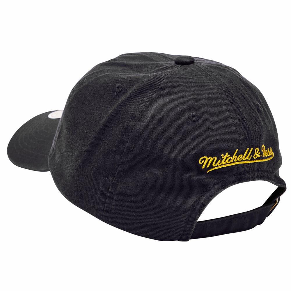 Mitchell And Ness Caps Unisex OSFM Los Angeles Lakers Mitchell & Ness NBA Team Vintage Thread Strapback Dad Hat - Black
