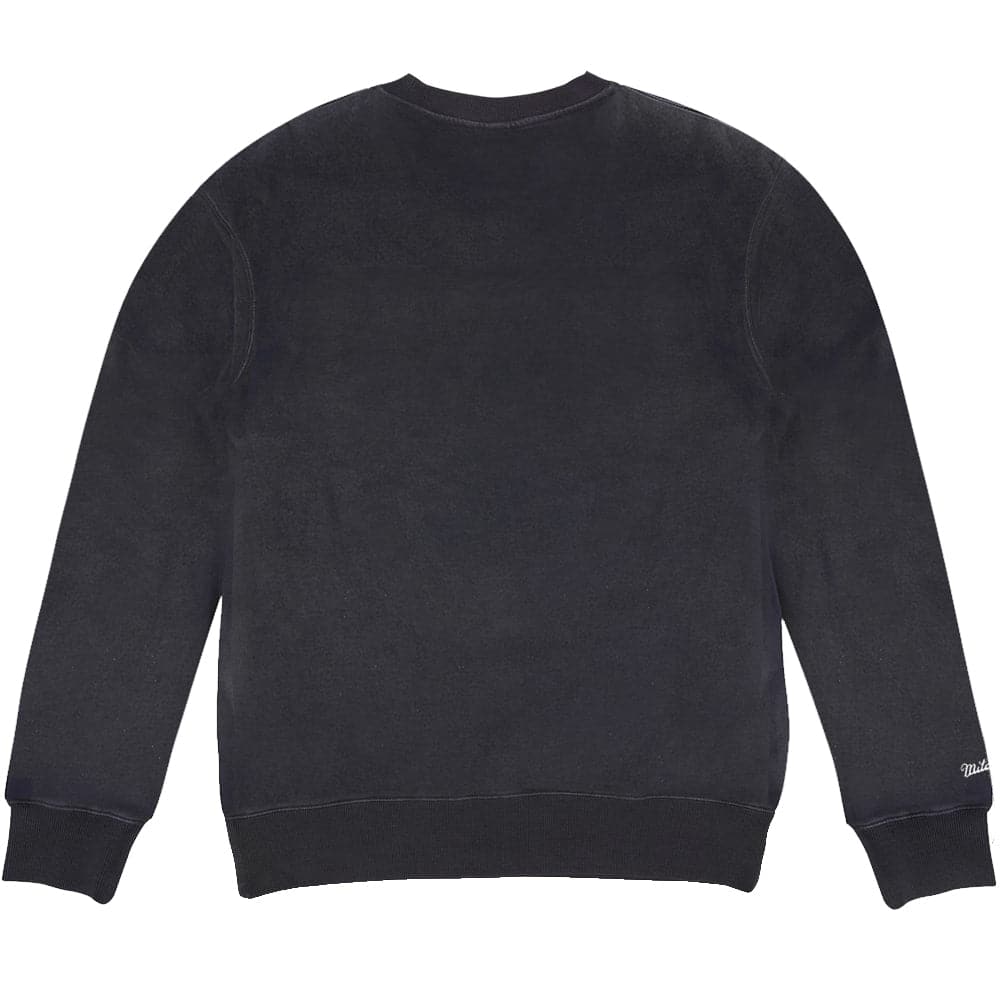 Mitchell And Ness Jumpers Los Angeles Lakers Mitchell & Ness NBA Winner Takes All Vintage Crew Jumper - Faded Black