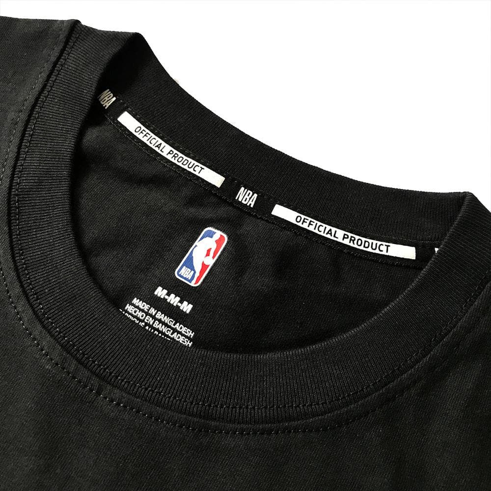 NBA Essentials T-Shirts Los Angeles Lakers NBA Essentials Team Logo Repeat T-Shirt - Black