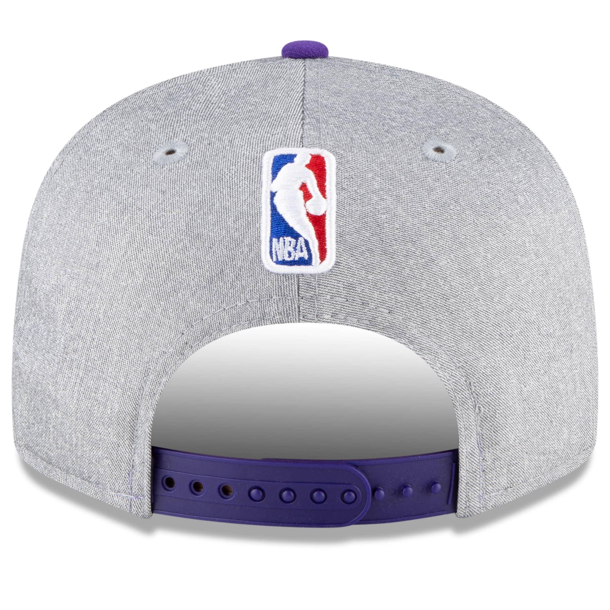 New Era Caps Los Angeles Lakers New Era 2020 NBA Draft 9FIFTY Snapback Hat - Heather Grey