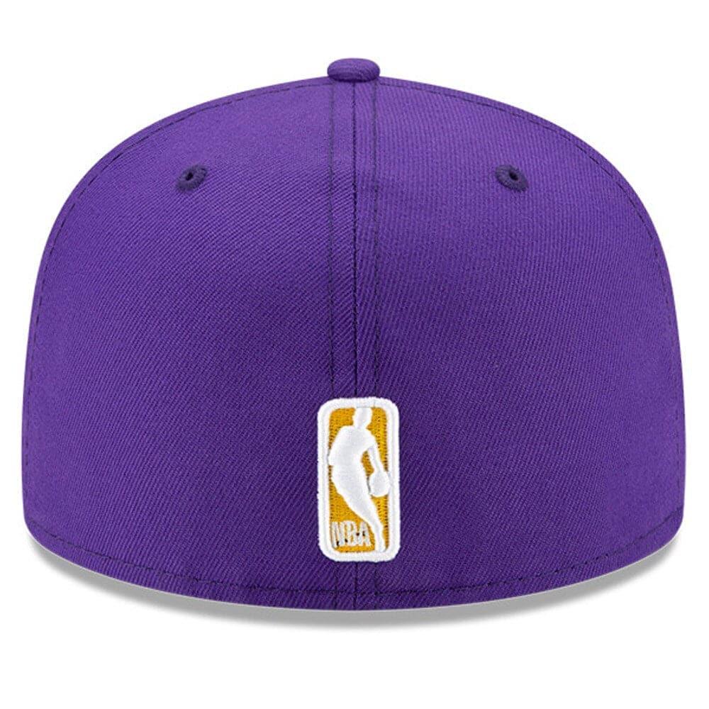 New Era Caps Los Angeles Lakers New Era NBA 17 x Champs 59FIFTY Fitted Hat - Purple