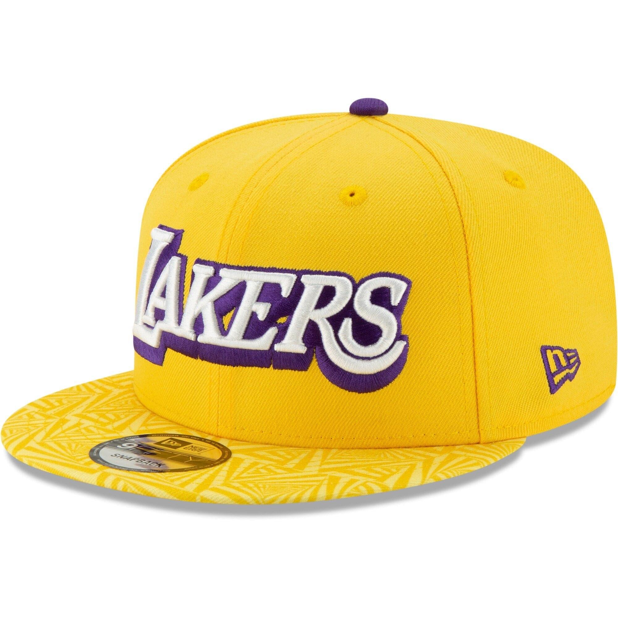 New Era Caps Los Angeles Lakers New Era NBA 2019 City Series 9FIFTY Snapback Hat - Yellow