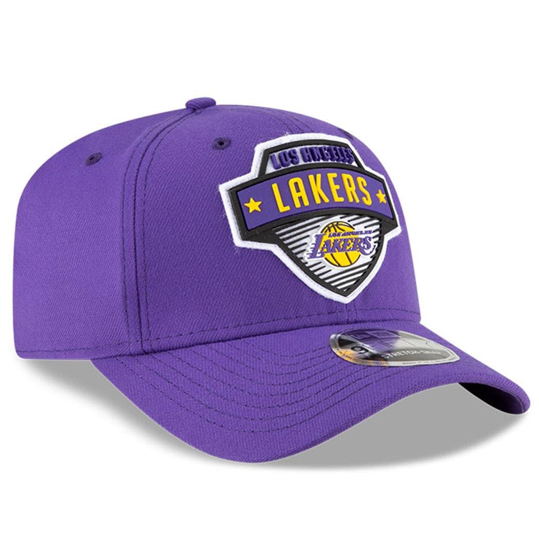 New Era Caps Los Angeles Lakers New Era NBA 2020 Tip-Off 9FIFTY Stretch-Snap Curve Hat - Purple