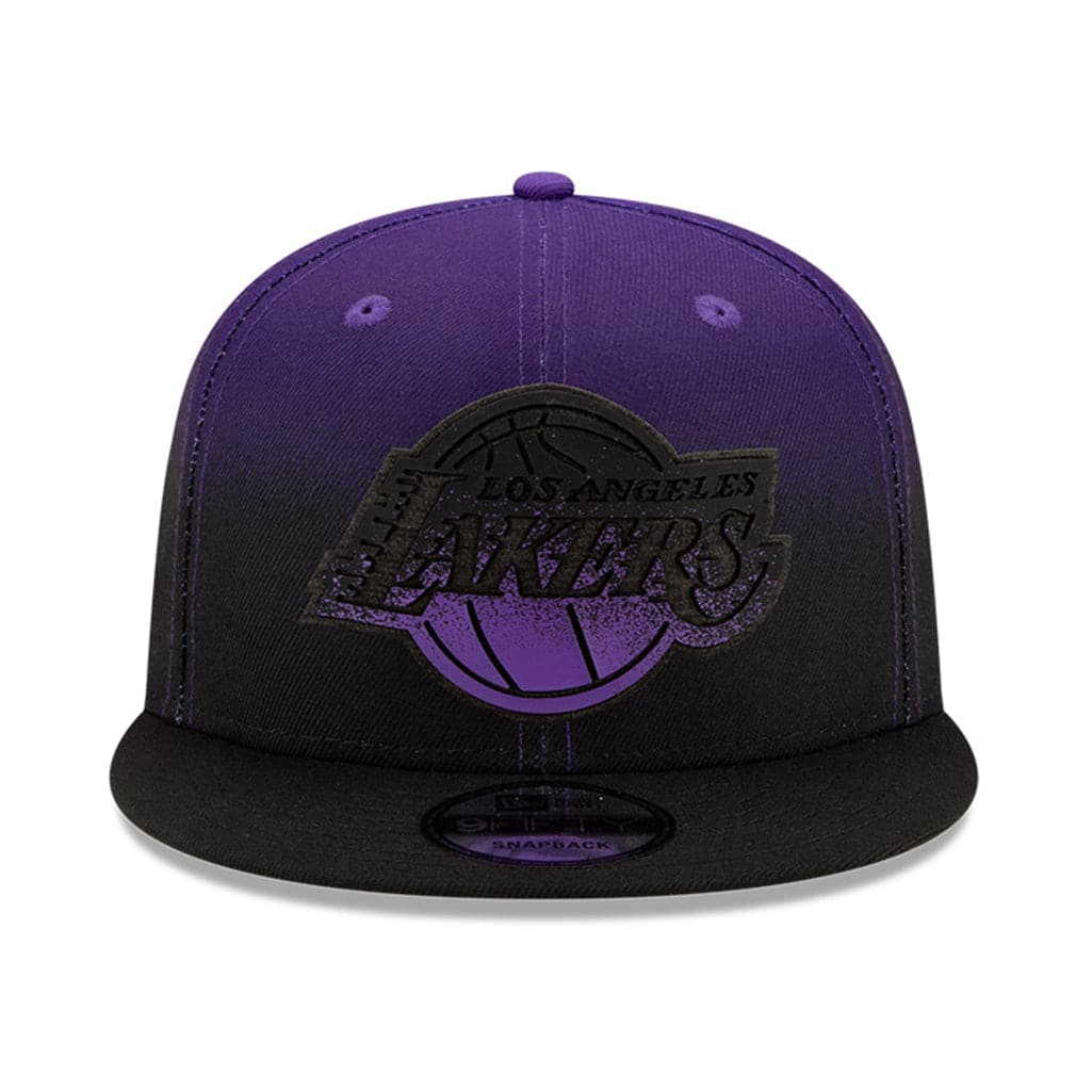 New Era Caps Los Angeles Lakers New Era NBA 2021 Back Half 9FIFTY Snapback Hat - Purple