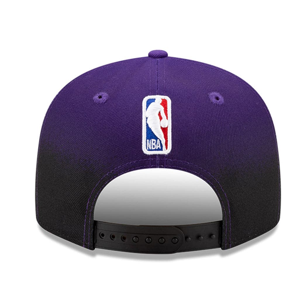 New Era Caps Los Angeles Lakers New Era NBA 2021 Back Half 9FIFTY Snapback Hat - Purple