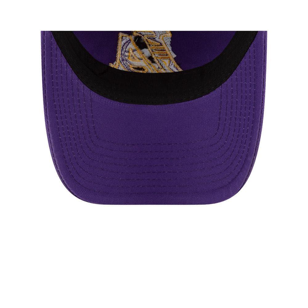 New Era Caps Los Angeles Lakers New Era NBA 2021 Draft 9TWENTY Strapback Hat - Purple