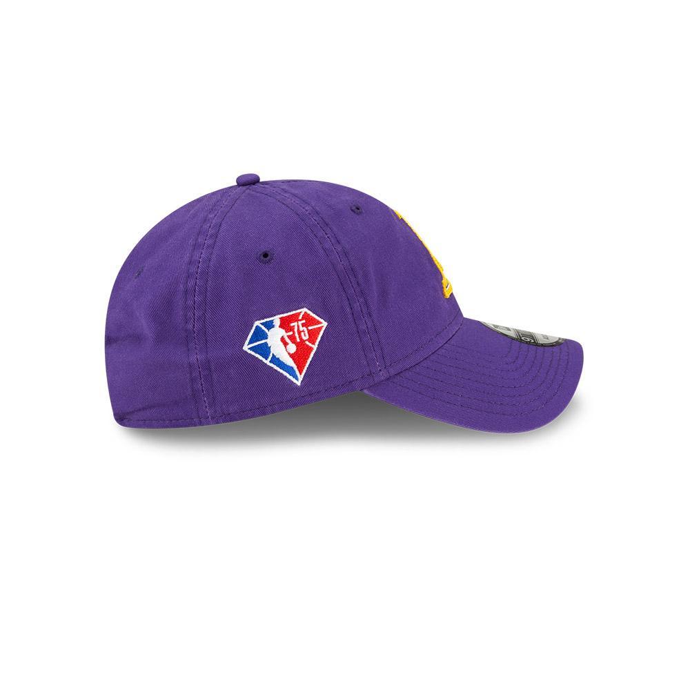 New Era Caps Los Angeles Lakers New Era NBA 2021 Draft 9TWENTY Strapback Hat - Purple