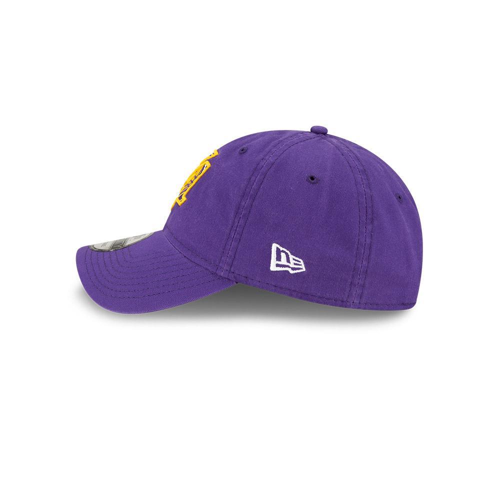 New Era Caps Los Angeles Lakers New Era NBA 2021 Draft 9TWENTY Strapback Hat - Purple