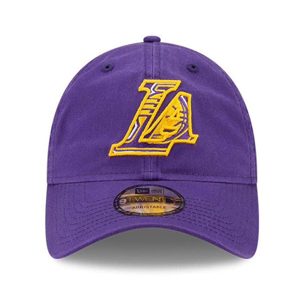 New Era Caps Los Angeles Lakers New Era NBA 2021 Draft 9TWENTY Strapback Hat - Purple