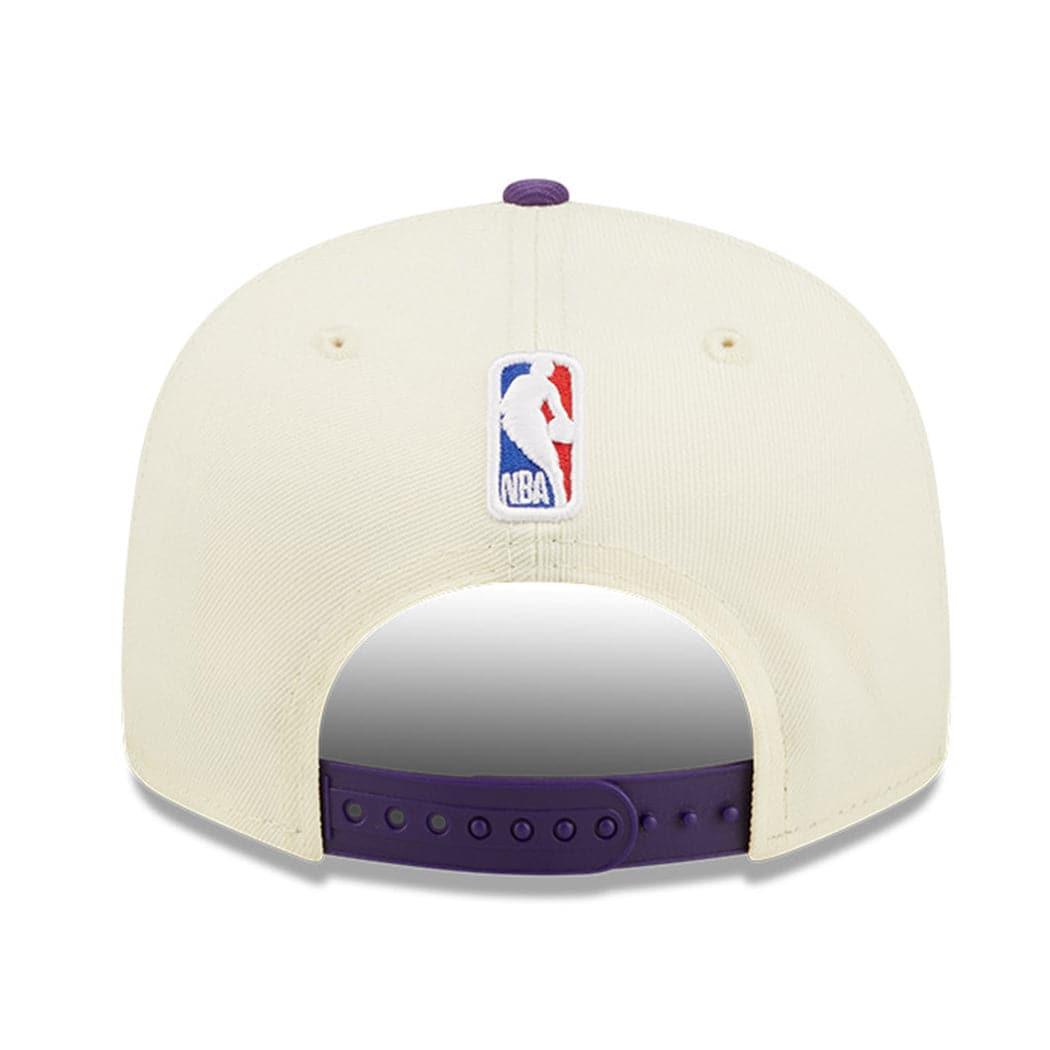 New Era Caps Los Angeles Lakers New Era NBA 2022 Draft 9FIFTY Snapback Hat - Cream