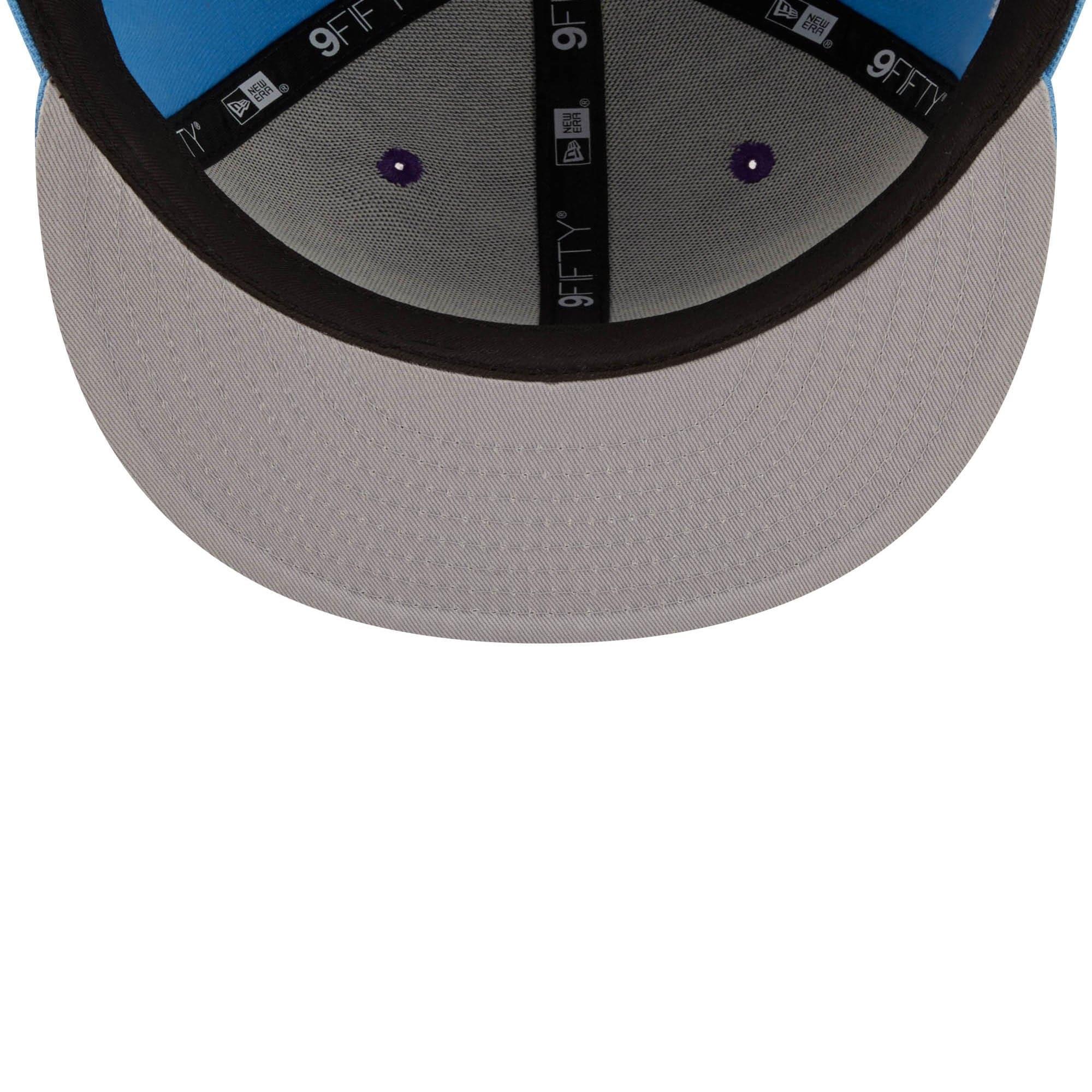 New Era Caps Los Angeles Lakers New Era NBA 21-22 City Edition 9FIFTY Snapback Hat - Purple