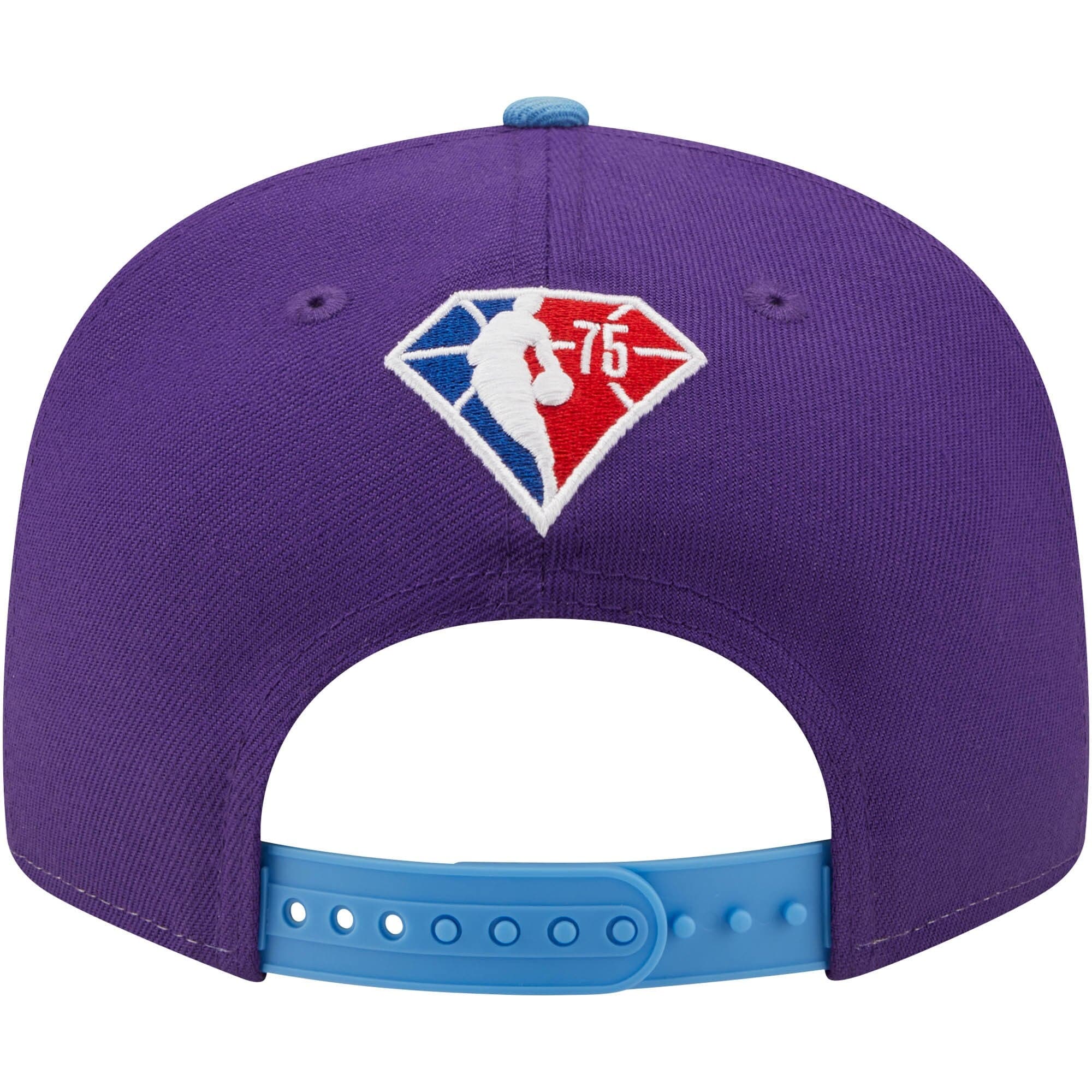 New Era Caps Los Angeles Lakers New Era NBA 21-22 City Edition 9FIFTY Snapback Hat - Purple