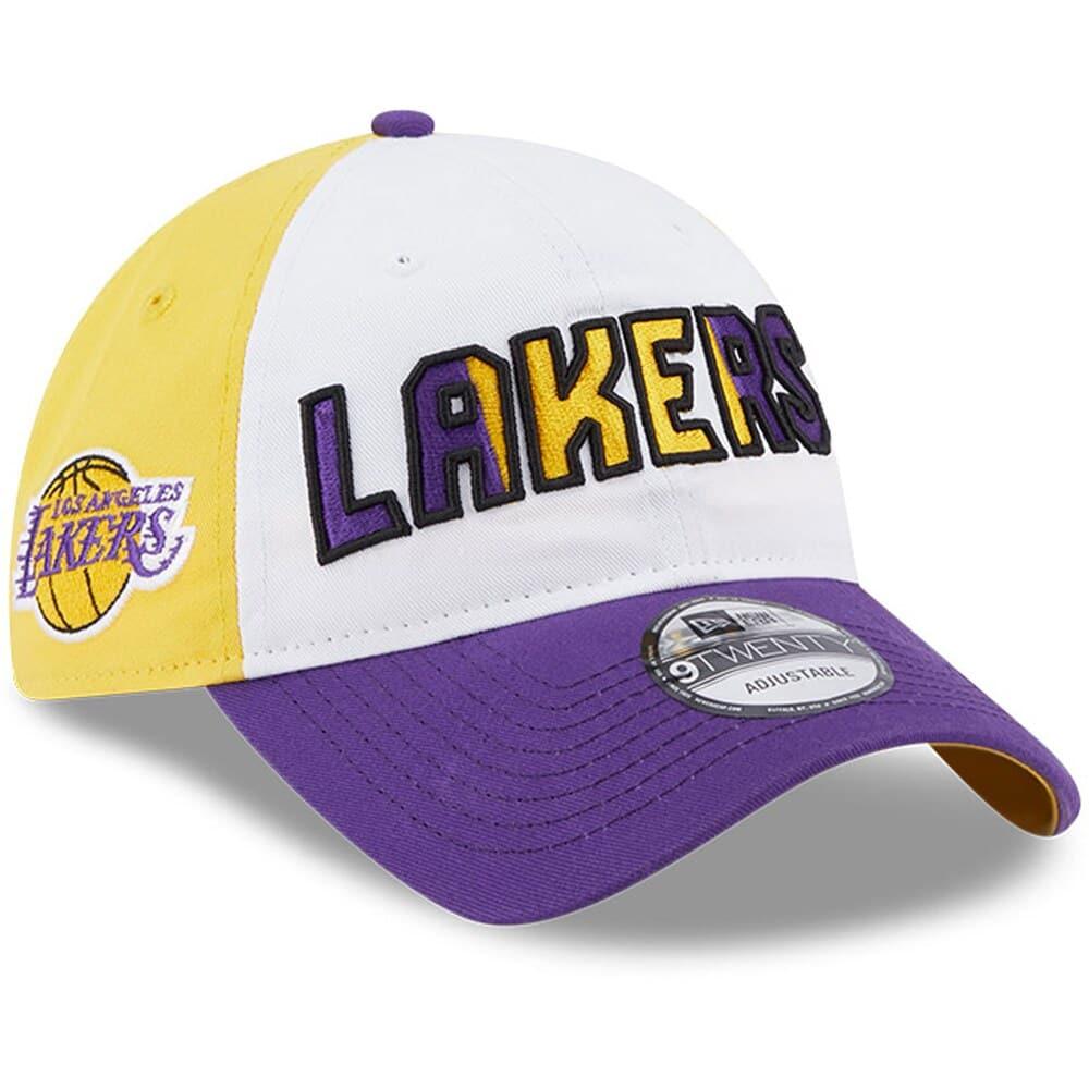 New Era Caps Los Angeles Lakers New Era NBA 22-23 Back Half 9TWENTY Strapback Hat
