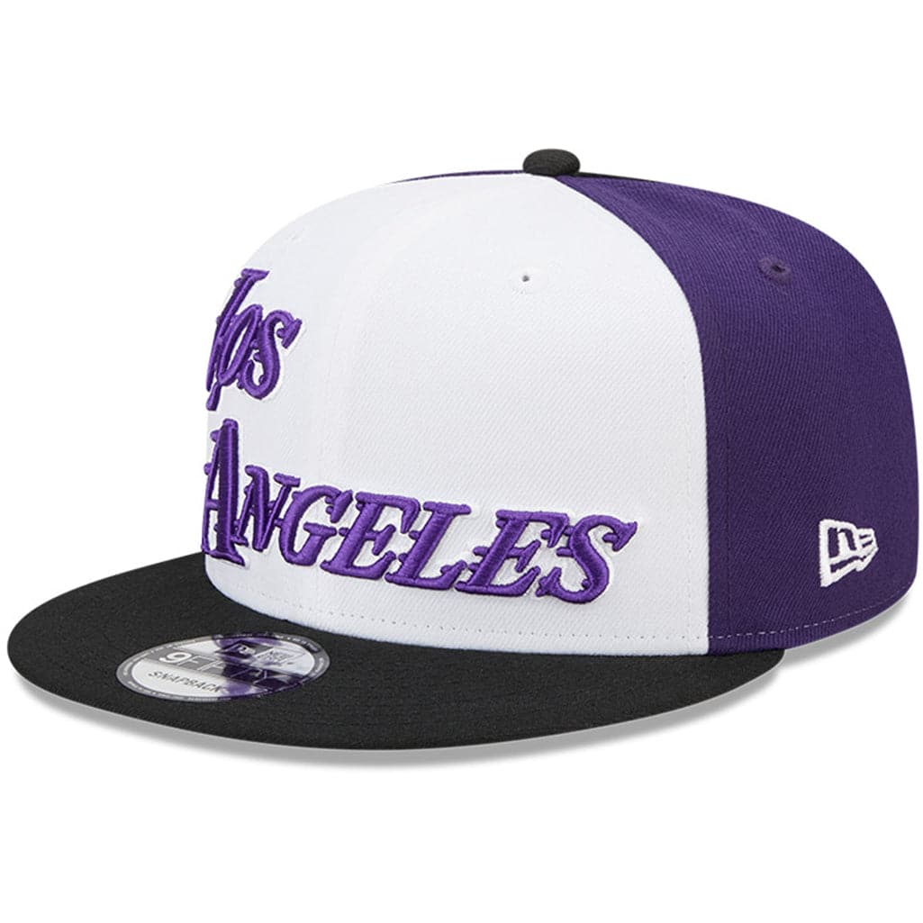 New Era Caps Los Angeles Lakers New Era NBA 22-23 City Edition 9FIFTY Snapback Hat - White