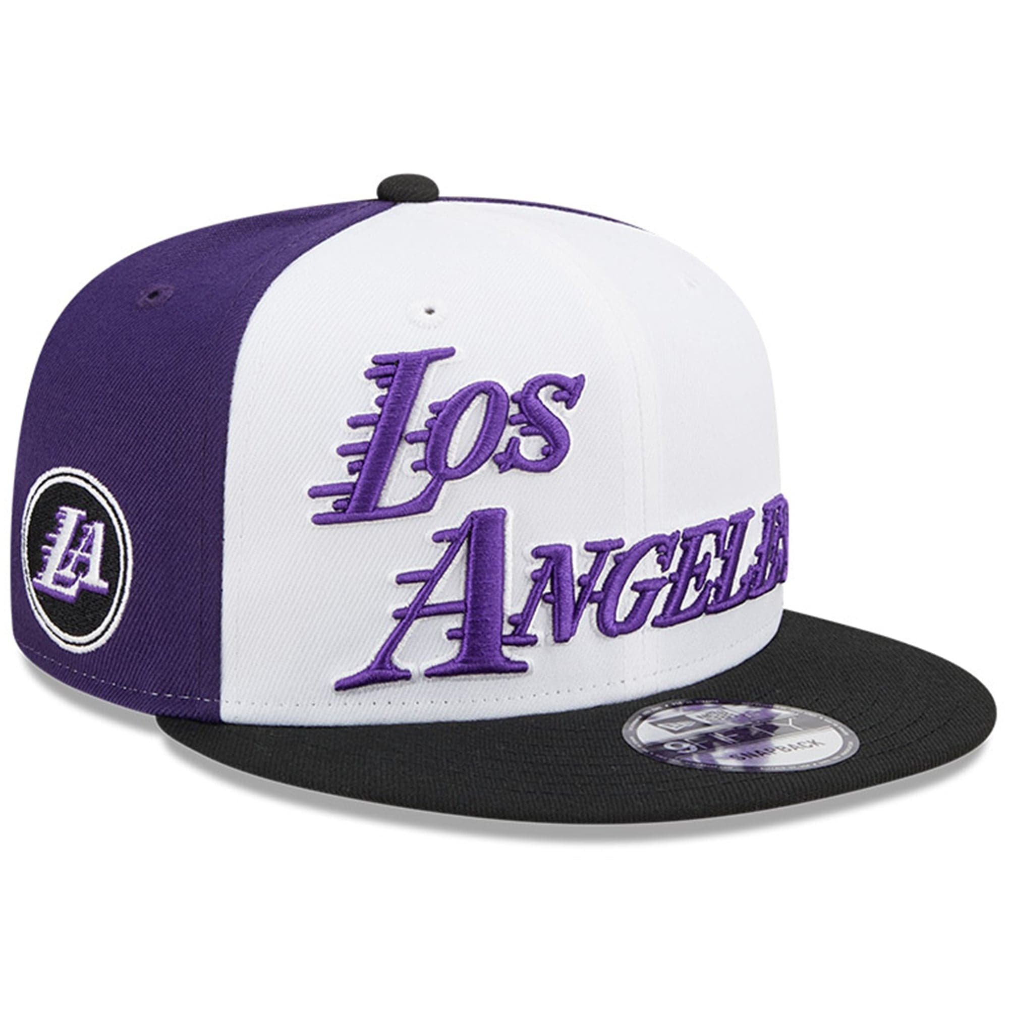 New Era Caps Los Angeles Lakers New Era NBA 22-23 City Edition 9FIFTY Snapback Hat - White