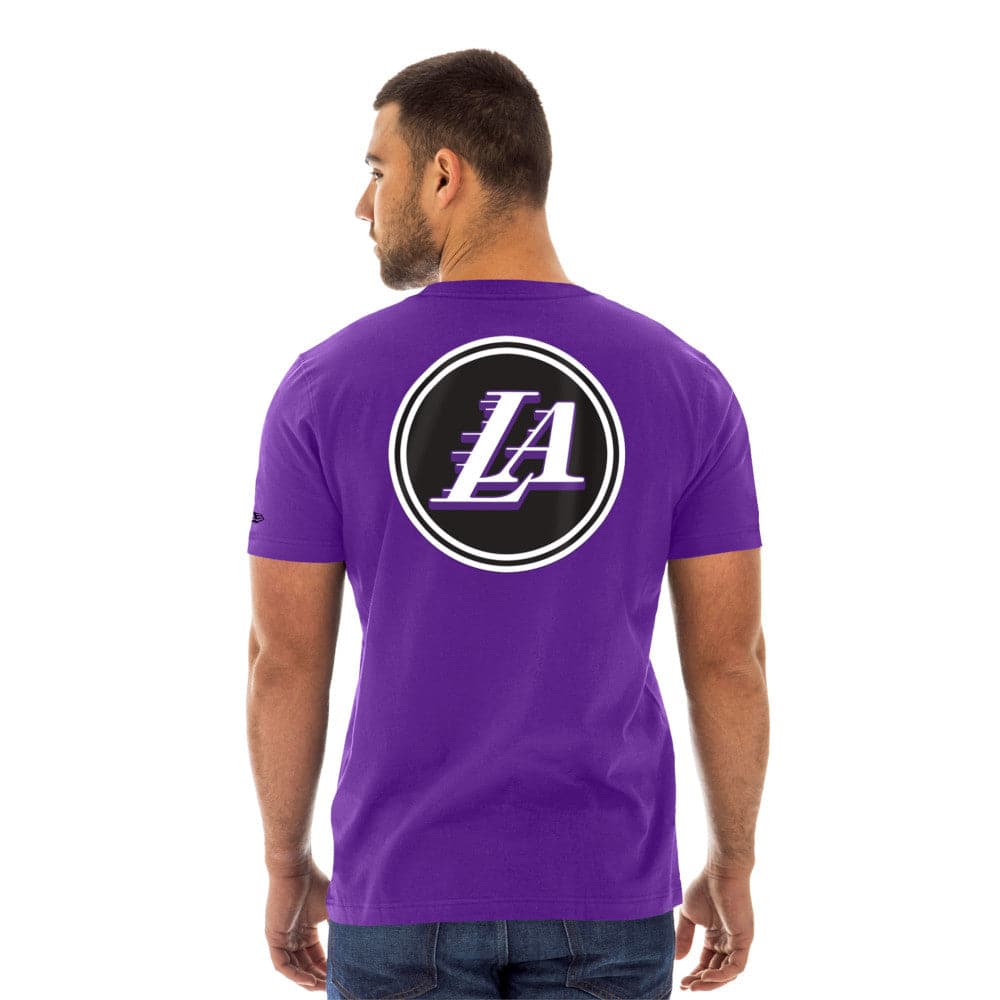 New Era T-Shirts Los Angeles Lakers New Era NBA 22-23 City Edition T-Shirt - Purple