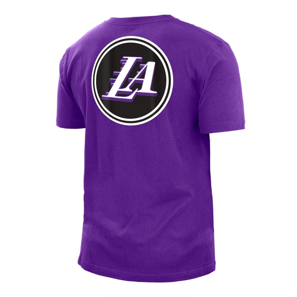 New Era T-Shirts Los Angeles Lakers New Era NBA 22-23 City Edition T-Shirt - Purple