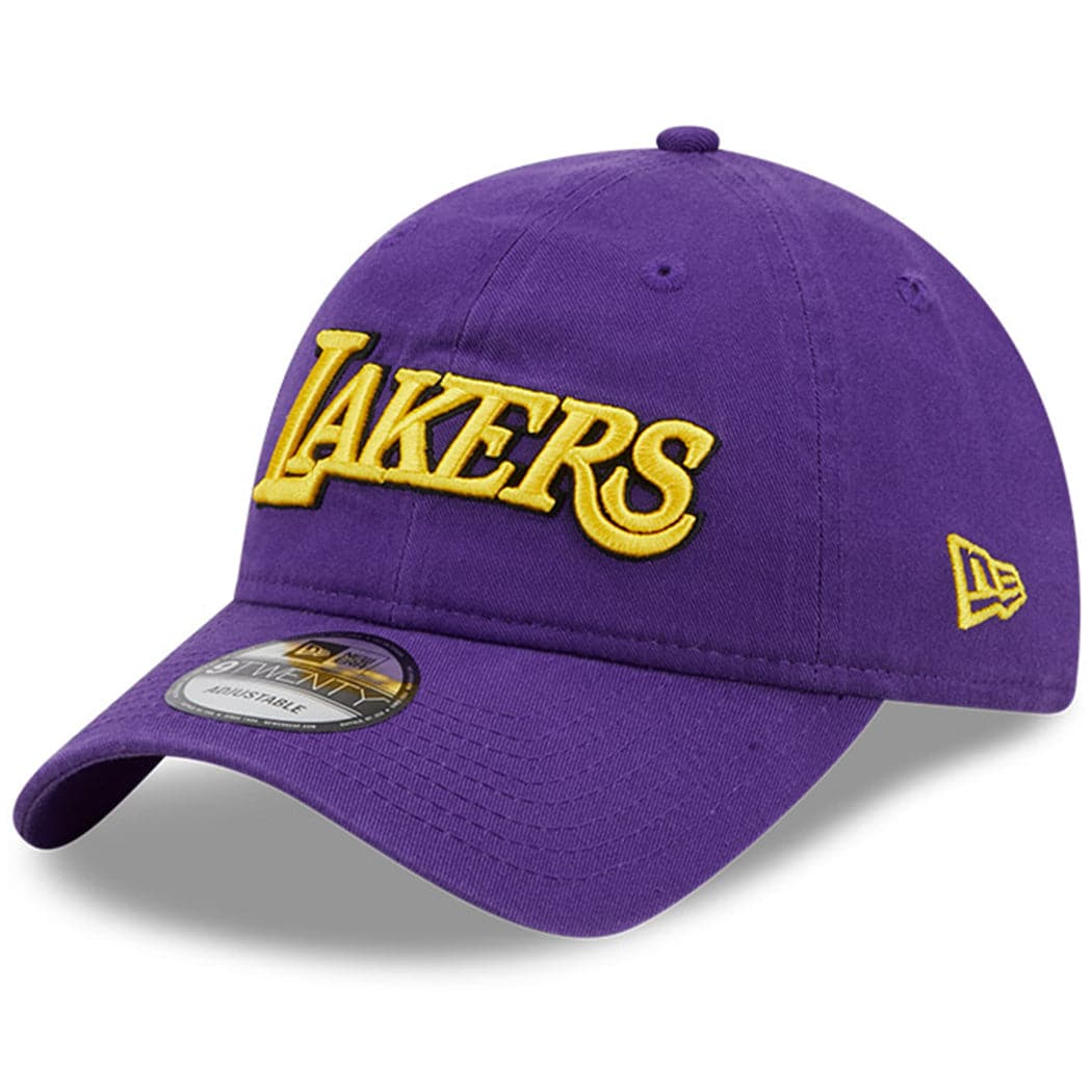 New Era Caps Los Angeles Lakers New Era NBA 22-23 Statement 9TWENTY Strapback Hat - Purple