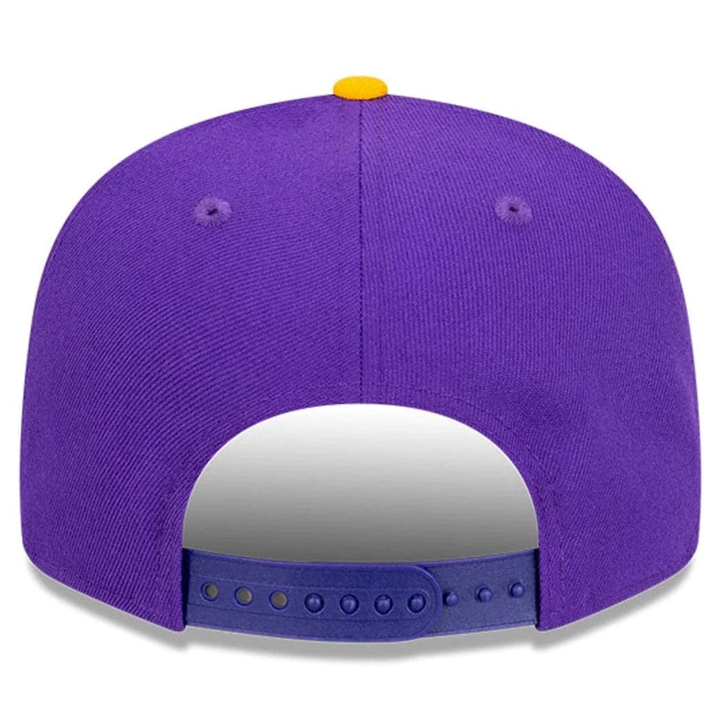 New Era Caps Los Angeles Lakers New Era NBA 2T Wordmark 9FIFTY Snapback Hat - Purple