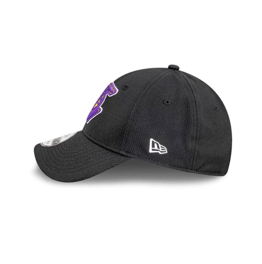 New Era Caps Los Angeles Lakers New Era NBA Alt Dash Mesh 9FORTY Snapback Hat - Black