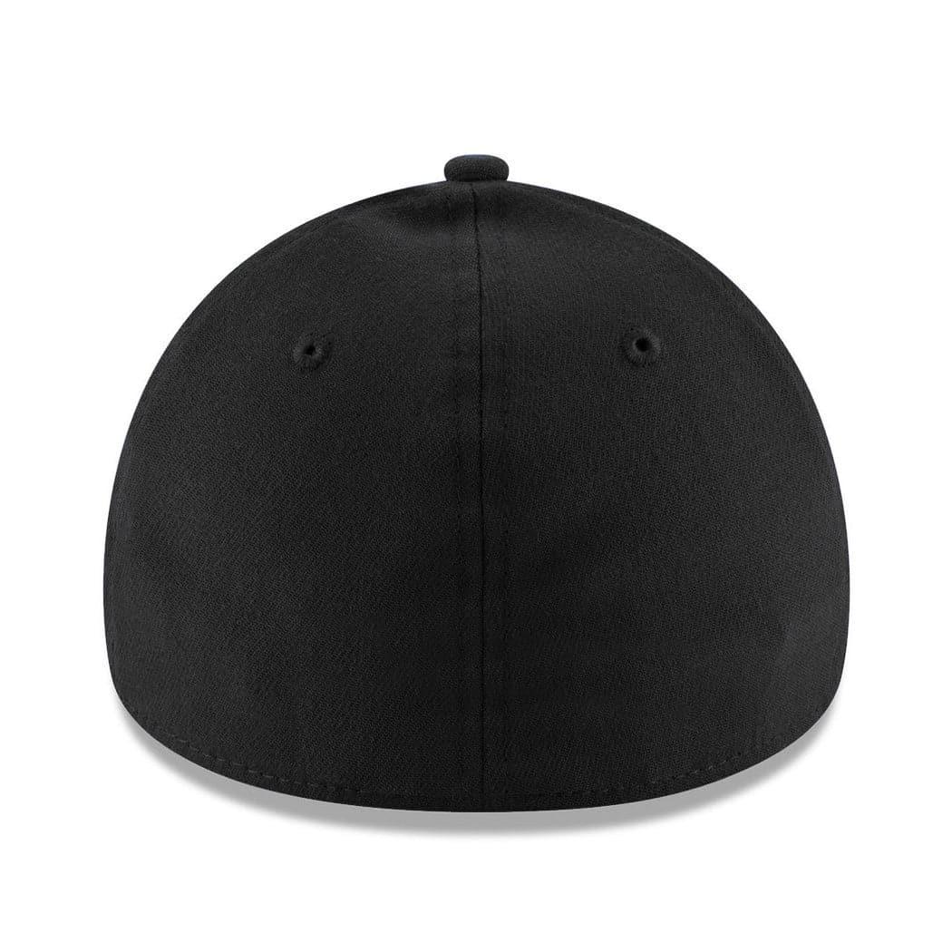 New Era Caps Los Angeles Lakers New Era NBA Amber Logo 39THIRTY Curve Hat - Black