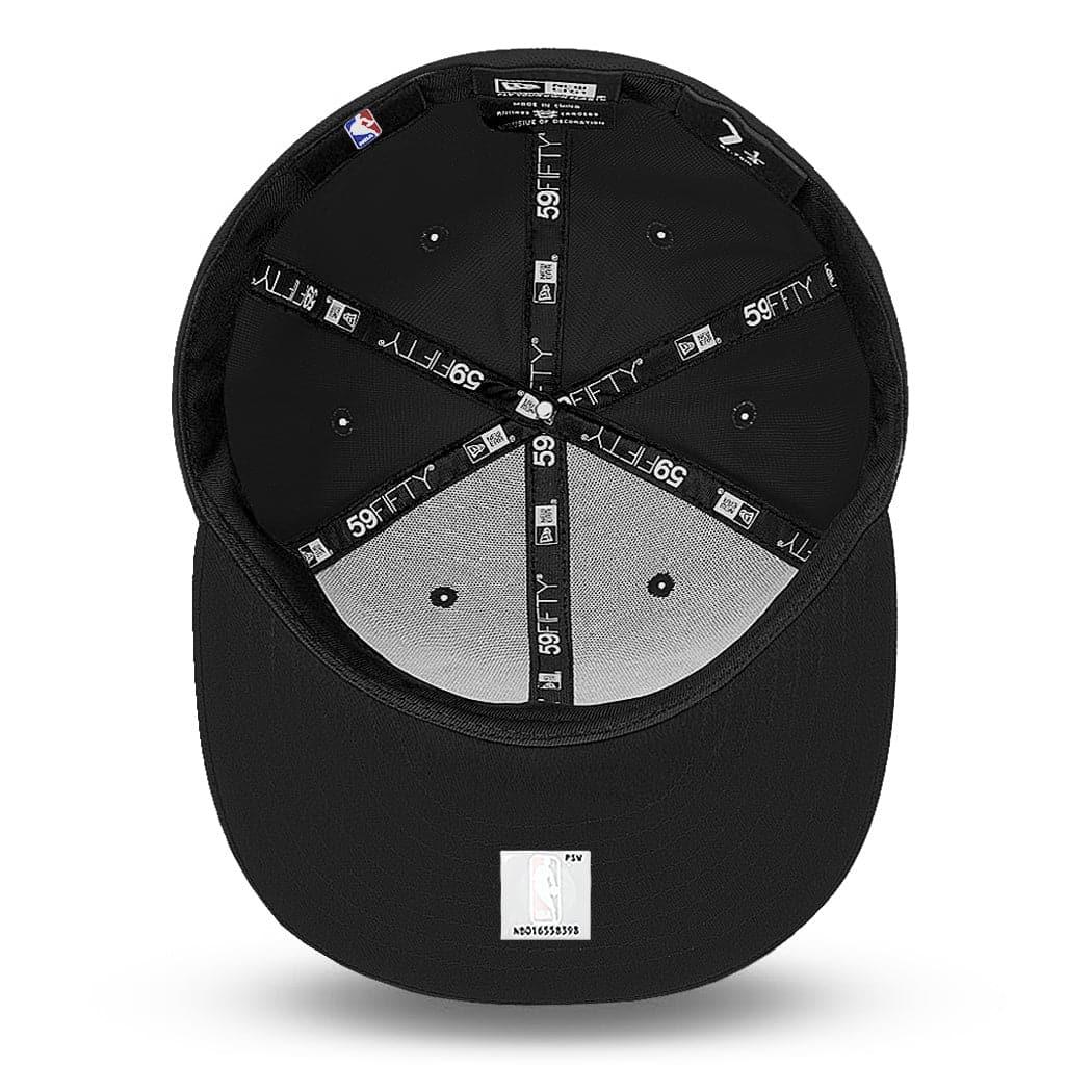 New Era Caps Los Angeles Lakers New Era NBA Amber Logo 59FIFTY Fitted Hat - Black
