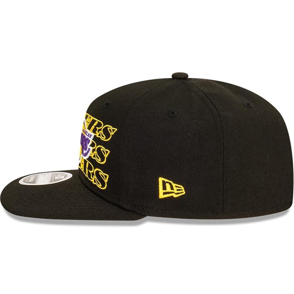 New Era Caps Los Angeles Lakers New Era NBA Neon Lights Original Fit 9FIFTY Snapback Hat - Black