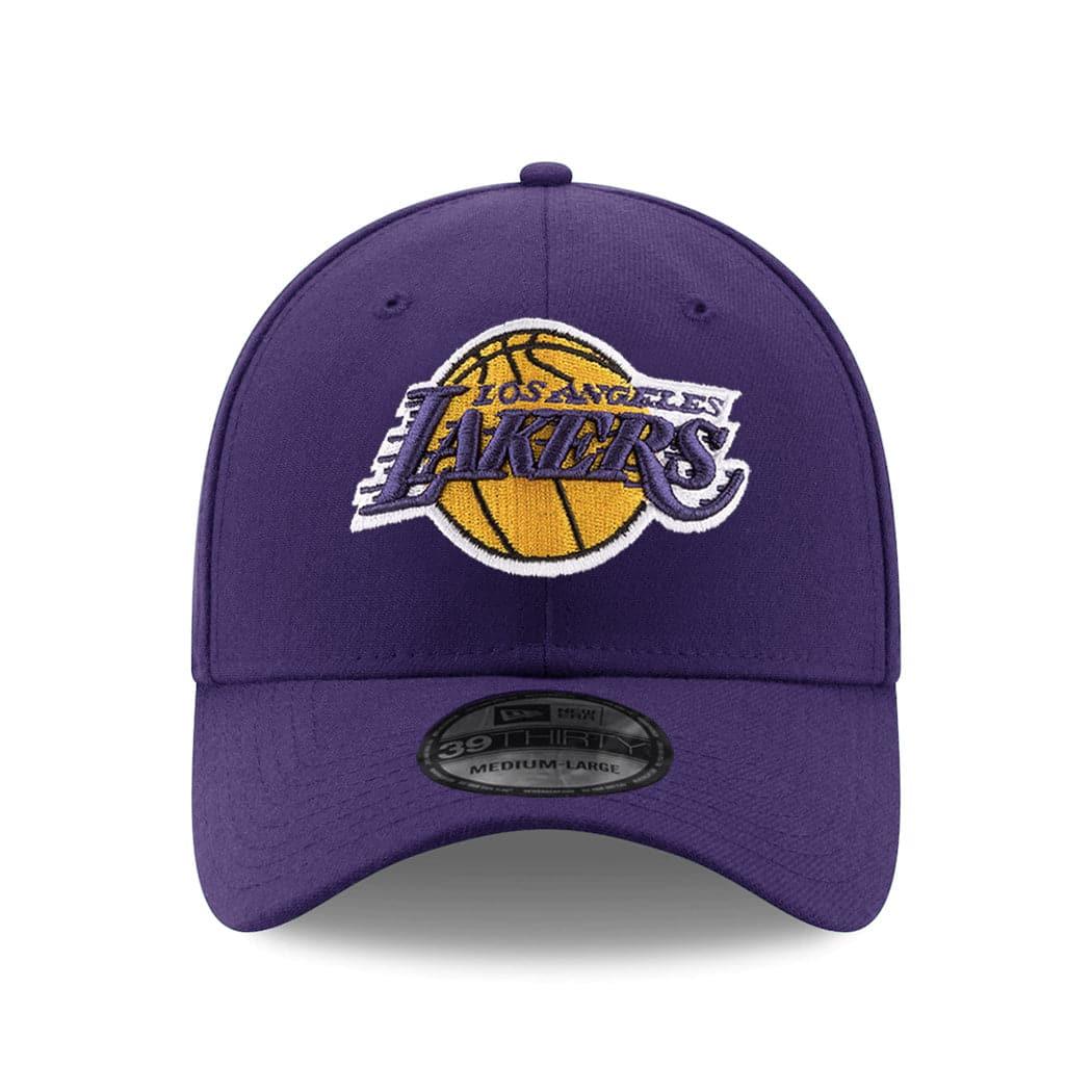 New Era Caps Los Angeles Lakers New Era NBA Team 39THIRTY Flex Fit Curve Hat - Purple