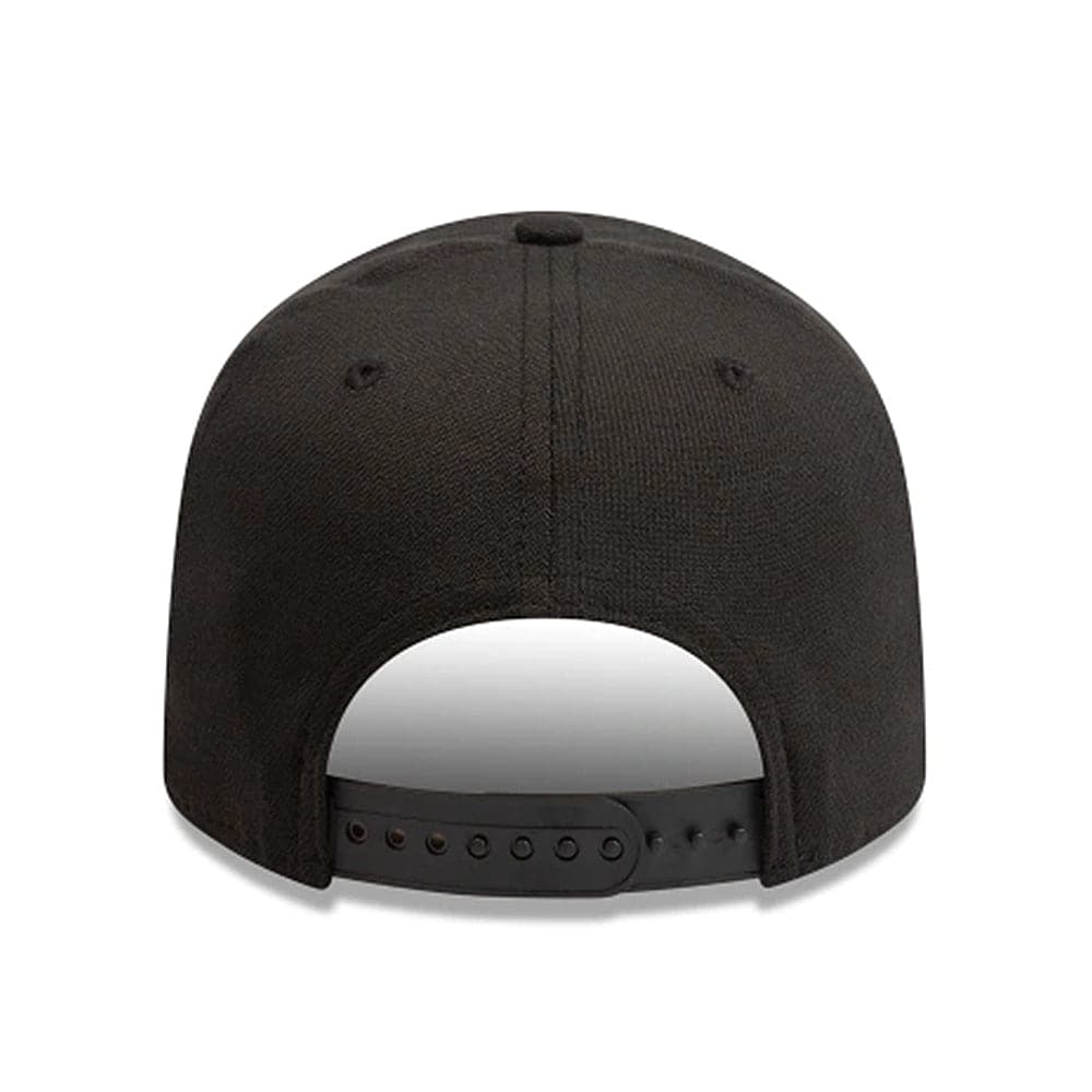 New Era Caps Los Angeles Lakers New Era NBA Team 9FIFTY Stretch-Snap Curve Snapback Hat - Black