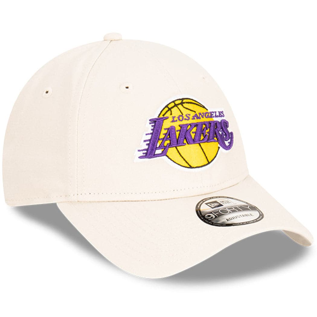 New Era Caps Los Angeles Lakers New Era NBA Team 9FORTY Snapback Hat - Stone