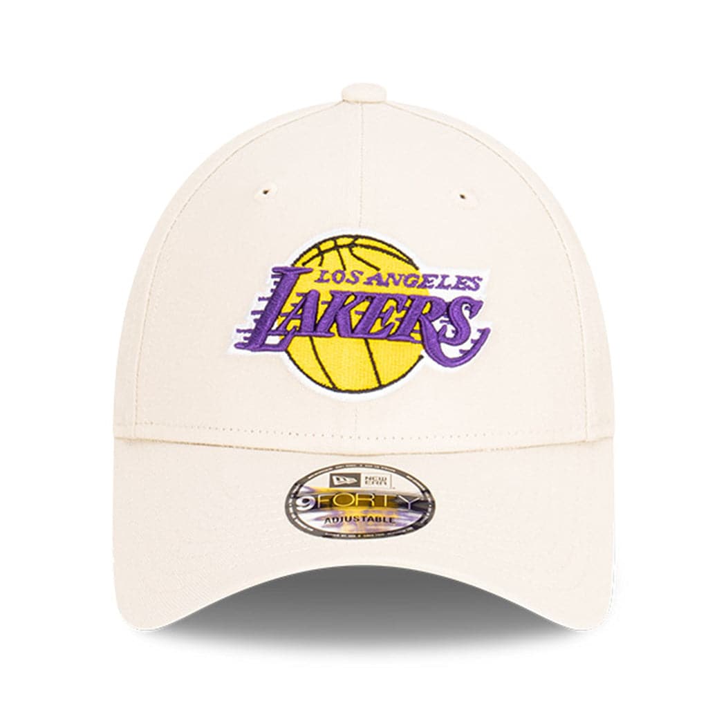 New Era Caps Los Angeles Lakers New Era NBA Team 9FORTY Snapback Hat - Stone
