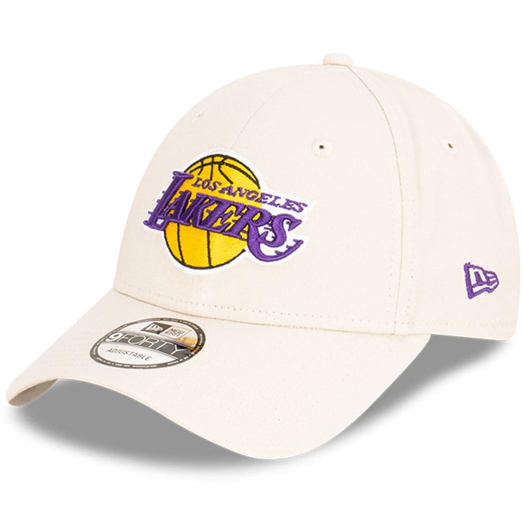 New Era Caps Los Angeles Lakers New Era NBA Team 9FORTY Snapback Hat - Stone