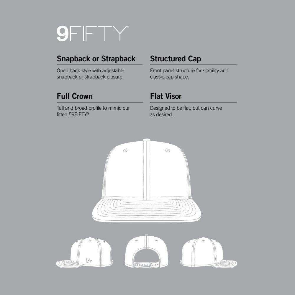 New Era Caps Los Angeles Lakers New Era NBA Team Pre-Curved 9FIFTY Snapback Hat - Black